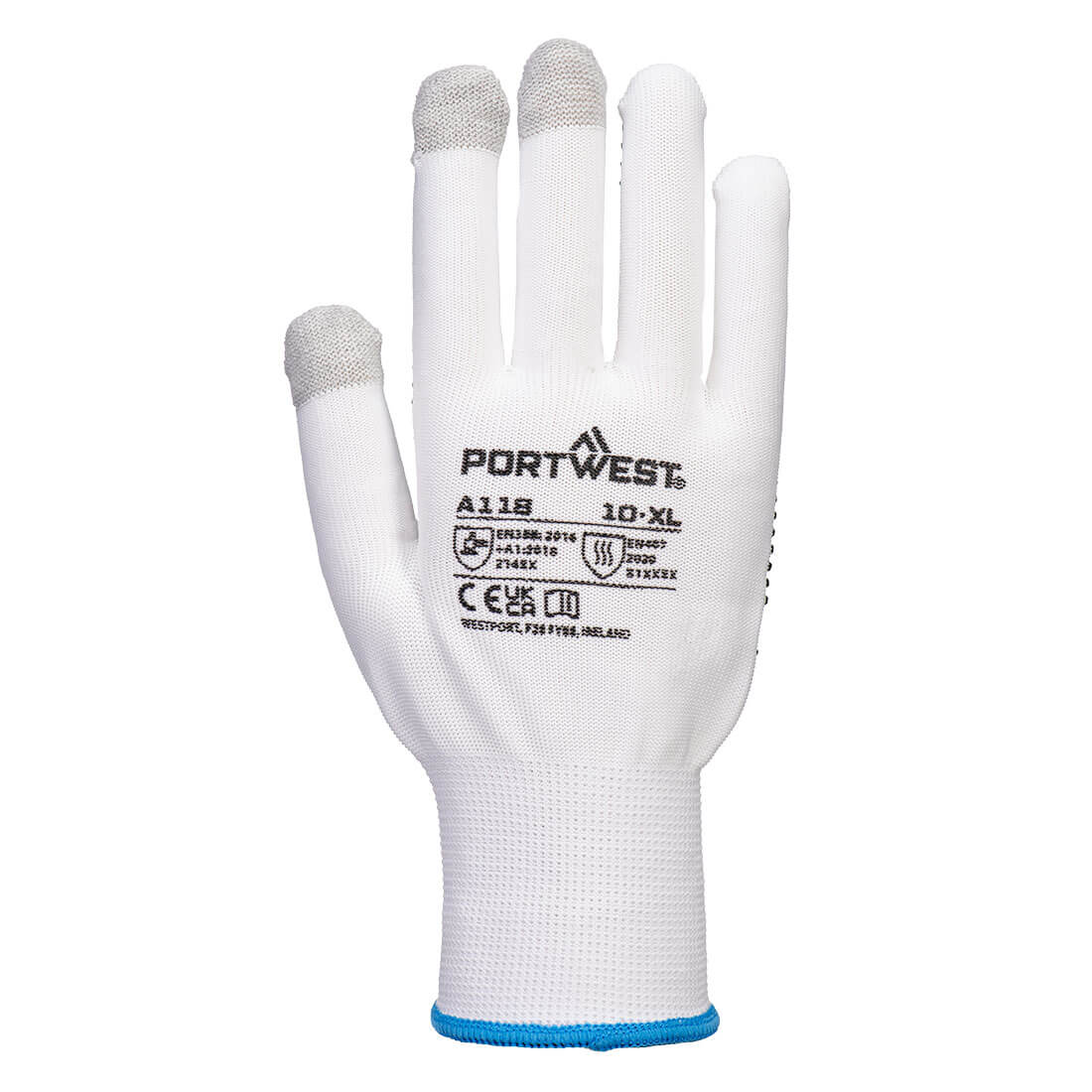 Rękawice do ekranów dotykowych Grip 13 PVC z nakropieniem (Pk12)