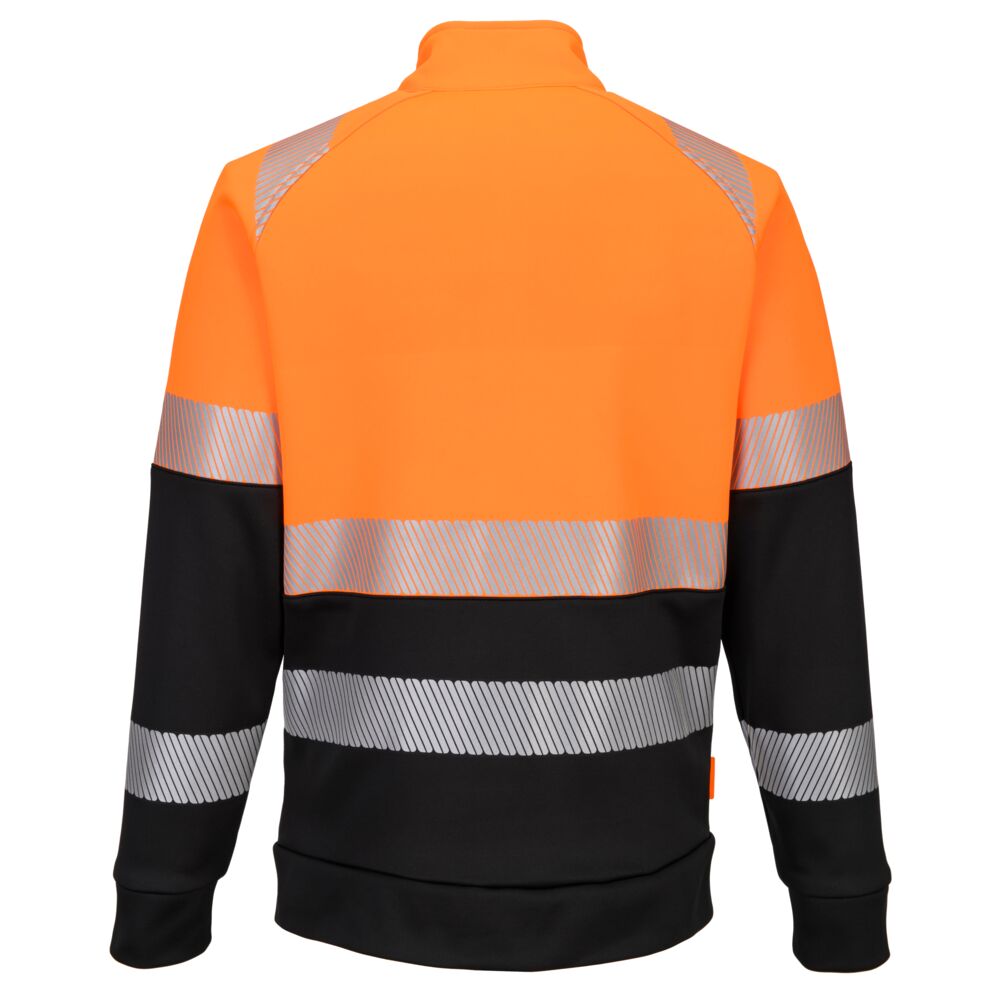 Bluza ostrzegawcza DX4 klasy 1 ze stójką zapinana na zamek
