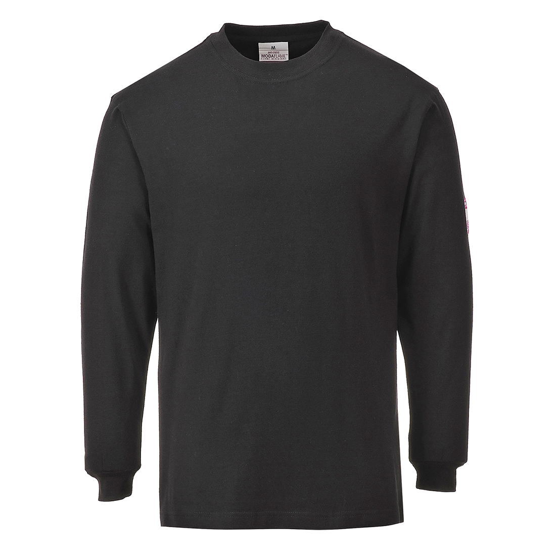 Trudnopalny i antystatyczny t-shirt z długim rękawem Modaflame