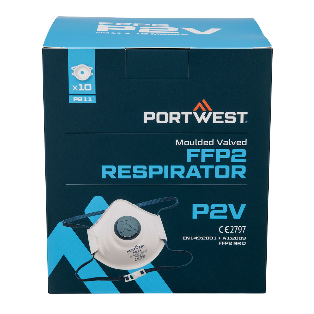 Półmaska FFP2 z zaworkiem (PK10)