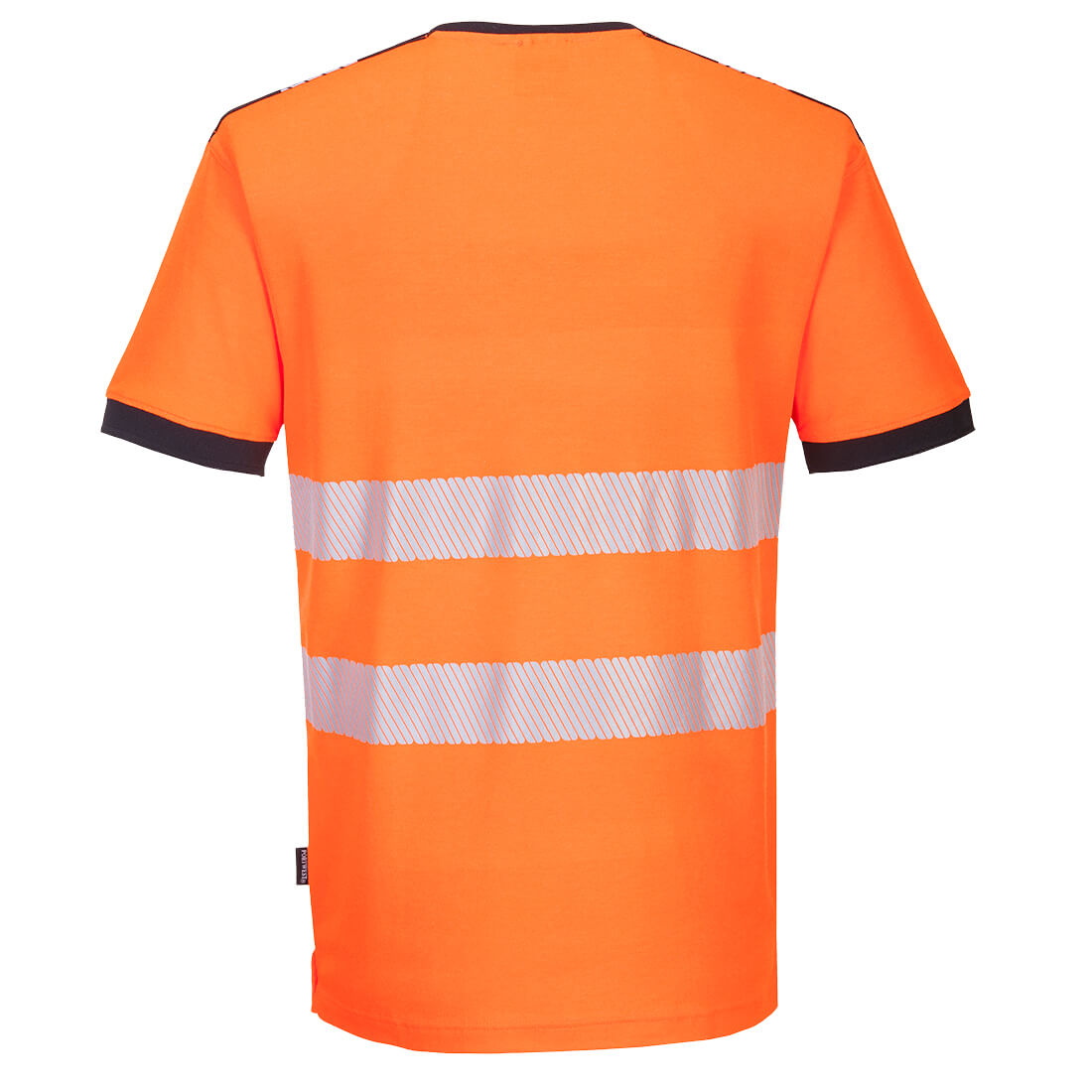 T-shirt ostrzegawczy PW3 z dekoltem w szpic