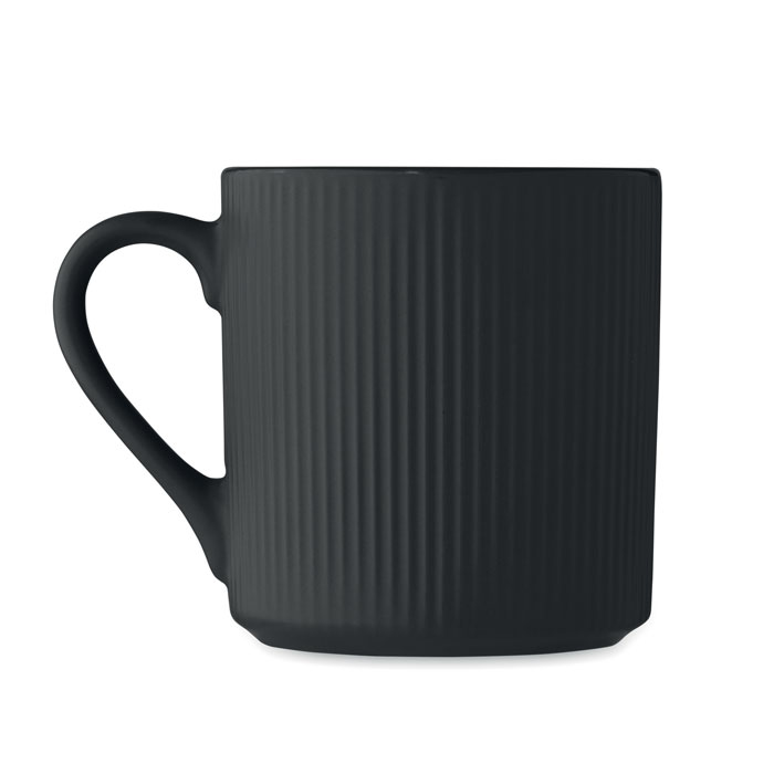 Kubek ceramiczny w prążki 340 m...