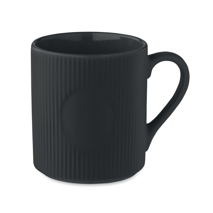 Kubek ceramiczny w prążki 340 m...
