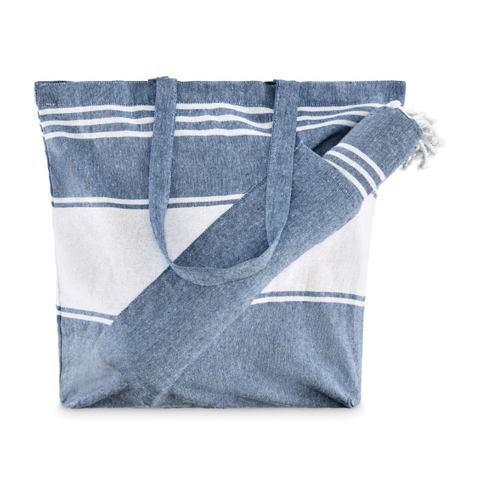 Torba plażowa i ręcznik hammam